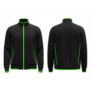 Veste légère à fermeture éclair intégrale imprimée par sublimation pour une chaleur respirante et un séchage rapide |   Tailles Hommes Femmes Jeunes |   Veste d'entraînement - Product Image 5