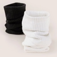 Chaussettes mi-mollet en coton tricoté pour femme, blanches, respirantes, écologiques, antibactériennes, antidérapantes, en fil bouclé, CLASSE 1, automne, intérieur