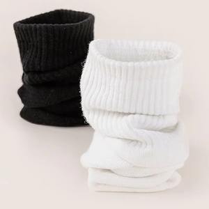 Chaussettes courtes en coton tricoté pour femmes, chaussettes blanches respirantes - Product Image 6