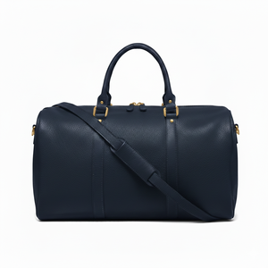 Sac de voyage de luxe en coton beige avec fermeture éclair, léger, avec bandoulière réglable, design élégant à porter à la main, spacieux - Product Image 5