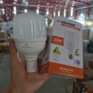 Bombillas LED DOB de 20W, 6500K, 220V, Carcasa de Aluminio, CRI>84, 1950 Lúmenes, 100lm/W, 20,000 Horas de Vida Útil, Base B22/E27, Interruptor Manual, 2 Años de Garantía - Product Image 1