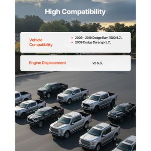 Nuovo Kit Alzavalvole Motore in Ghisa Grigia da 5 Pezzi per Dodge Ram 1500 5.7L (2009-2019) e Dodge Durango 5.7L (2009) - Compatibile con V - Product Image 2