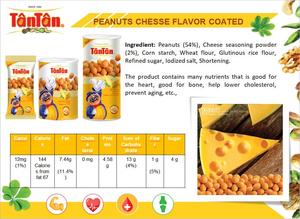 Arachides enrobées croustillantes au goût riche de fromage, idéales pour la vente en supermarché et l'approvisionnement en snacks - Product Image 6