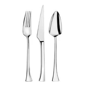 Ensemble de couverts en acier inoxydable pour la restauration, vaisselle durable pour la salle à manger - Product Image 3