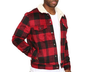 Chaqueta de Franela Vintage con Forro Grueso, Estampado de Camuflaje a Cuadros, Bolsillo Frontal en el Pecho, Capucha con Peluche Cálido, Impermeable, Estilo Urbano, para Hombre, Invierno - Product Image 3