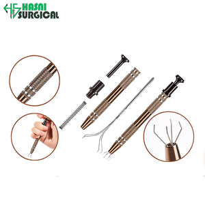 Hospital Grade Stainless Steel Surgical Instruments Pearl Bead & Ball Grabber Holder with Prong - Product Image 6