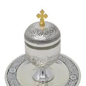 Lámpara de Aceite Sagrado Tradicional de Latón, Diseño Redondo Dorado, Hecha a Mano, Decoración de Mesa para Interiores, Decoración para Sala de Estar, Hogar, Iglesia - Product Image 3
