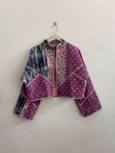 Assorted Lot Of Kantha Handmade <b>Jacket</b> Reversible Boho <b>Hippie</b> Style Quilted <b>Jacket</b> For Women - Product Image 6