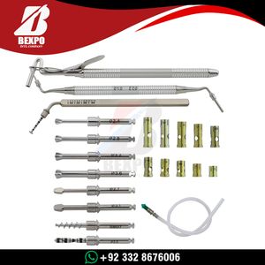 Kit de Elevación de Seno para Implantes Dentales, Juego de Instrumentos Hidráulicos para Elevación de Seno con Escariadores S, Tapones y Separadores de Hueso, Herramientas Quirúrgicas - Product Image 2