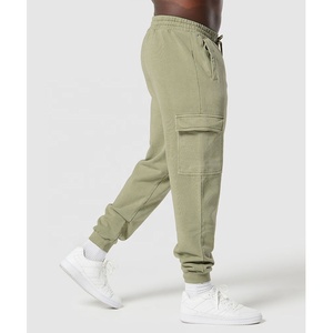 Pantalones de chándal de lana de algodón de alta calidad hechos a medida para hombre, pantalones de chándal transpirables de cintura media de talla grande, estampado de invierno activo recto - Product Image 6