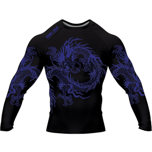 Camiseta de Compresión para MMA y BJJ, Manga Larga, Secado Rápido, Spandex/Poliéster, Ropa de Entrenamiento para Hombre - Product Image 4
