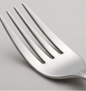 Ensemble de fourchettes élégantes en métal, finition miroir haute brillance, compatibles lave-vaisselle, parfaites pour la vaisselle de mariage. - Product Image 2