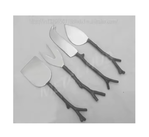 Juego de cuchillos para queso de acero inoxidable personalizados hechos a mano, nuevos cubiertos con estilo, precio asequible, perfecto para tablas de queso de Metal - Product Image 5