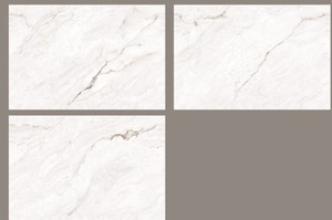 Baldosa de porcelana con aspecto de mármol blanco brillante de 1200 x 1800 mm, baldosa de porcelana brillante para suelo y pared, ideal para pasillos, escuelas, centros comerciales y hoteles. - Product Image 2