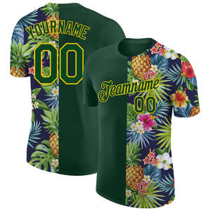 Custom Printed Sublimation Men's Moisture-Wicking UV Protection Short Sleeve Shirts Soft Polyester Sportswear OEM ODM Factory - Product Image 1