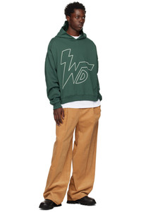 Sweat à capuche polaire brossée pour homme avec impression en relief, chaud, streetwear d'hiver, pull personnalisé avec motif, vente en gros, OEM, marque privée - Product Image 2