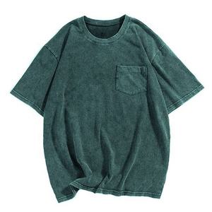 Camiseta con Lavado Ácido y Estampado Personalizado, Tela Transpirable de Algodón de 200g - Product Image 3