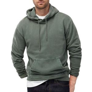 Pull à capuche d'hiver surdimensionné à la mode pour homme 100% coton, vente en gros OEM Export qualité - Product Image 3