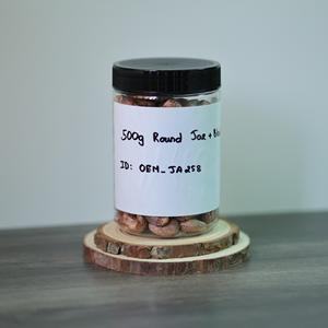 OEM Service Premium Organic Roasted Cashew <b>Nuts</b> 350g Clear Jar Buttery Salty Custom Grade 12 Months Shelf Life from Vietnam - Product Image 2