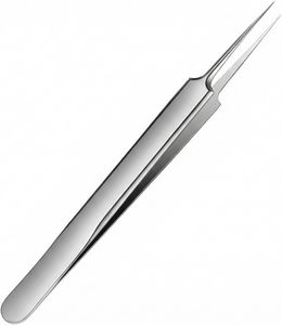 Pinzas para vello encarnado de acero inoxidable, removedor de puntos negros de precisión, pinzas para cejas, vello facial, astillas y garrapatas - Product Image 1