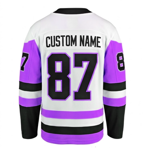 Wholesale Low MOQ Top Quality Colorful Team Order Custom Full Sublimation Ice Hockey Jersey For Unisex OEM Service - Product Image 4