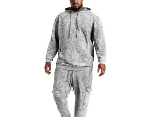 High Quality Customizable Breathable Eco-Friendly Polyester/Cotton Men's Printed Casual Acid Wash Fleece <b>Tracksuits</b> Private - Product Image 1