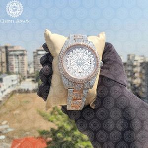 Reloj de Lujo Charm_Jewels de Acero Inoxidable, Esfera Redonda de 36 mm, Movimiento de Cuarzo Analógico, Cristal de Zafiro, Reloj de Moda para Mujer - Product Image 1