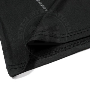 Chemises de compression à manches courtes pour hommes, personnalisables avec logo, respirantes, ajustées, en Spandex/Polyester, grandes tailles, dernier design, vente chaude - Product Image 5