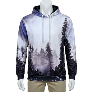 Full Sublimation Custom Hoodie-Polyester Fabric Pullover Streetwear Unisex Fashion Hoodie - Product Image 1