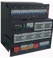 Système redresseur intégré TRISTAR TS-E2400 24VDC/48VDC 150A, alimentation à branchement à chaud pour rack 19 pouces, AC/DC configurable