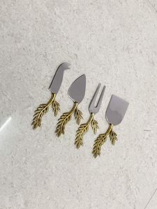 Ensemble d'ustensiles à fromage en acier inoxydable, 4 pièces, outils de service, compatibles lave-vaisselle - Product Image 6