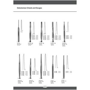Nouvel Arrivage Ciseaux à Os, Gouges et Osteotomes Chirurgicaux pour Chirurgie Osseuse et Orthopédie, au Meilleur Prix - Product Image 6