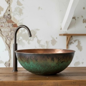 copper sink smooth texture copper <b>basin</b> uniform finish copper sink perfect shape copper <b>basin</b> balanced design - Product Image 3