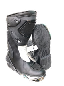 Botas de Motocicleta de Cuero para Hombre, de Alta Calidad, Precio Bajo, Nuevas, para Motociclistas, Carreras, Botas Largas hasta el Tobillo - Product Image 4
