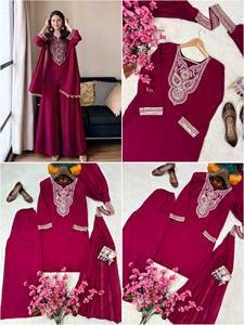 MEJORA LA BELLEZA DE TU ARMARIO CON ESTE NUEVO CONJUNTO ESPECIAL DE KURTI Y PLAZZO PARA RAKHI - Product Image 5