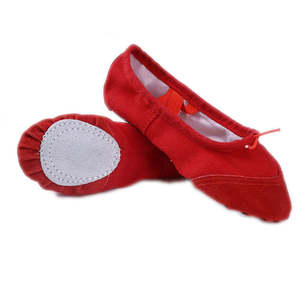 รองเท้าบัลเลต์หนังนิ่มสำหรับมืออาชีพ ผู้หญิง รองเท้าพอยท์คลาสสิก น้ำหนักเบา สวมใส่สบายสำหรับการเต้น - Product Image 3