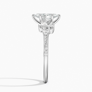Anillo BOJ 0152 con Corte Marquesa, Plata 925, Engaste de Puntas para Alivio de Migrañas, Anillo Solitario con Diamante de 2ct, Color D, VVS1, Moissanita Certificada por GRA - Product Image 3