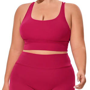 F219-220 Ropa Deportiva para Mujer Talla Grande, Conjuntos de Yoga para Dama, Bra de Yoga y Leggings, Ropa Deportiva de 2 Piezas para Ejercicio al Aire Libre - Product Image 3