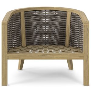 Set di 2 Sedie da Conversazione per Esterni in Materiale Naturale Parkside - Product Image 6