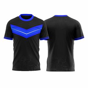 T-shirt de jeu premium en polyester respirant avec sublimation |   Maillot d'équipe personnalisé pour le football, le soccer et autres sports - Product Image 1