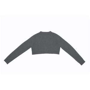 ODM OEM Custom High Fashion <b>Cardigan</b> for Women Loose-Fitting Long Sleeves High Collar Thin Knitted Weaving Chinese for Autumn - Product Image 3