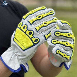 With Ergonomic Best Supplier Customized Made New Arrival Professional-Grade Safety <b>Gloves</b> with High-Visibility TPR <b>Gloves</b> - Product Image 3