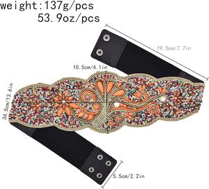 Ceinture brodée faite main, prix de gros, élégante ceinture de taille pour femme, idéale pour Saree, Kurti, Lehenga et usage festif, broderie artisanale - Product Image 3