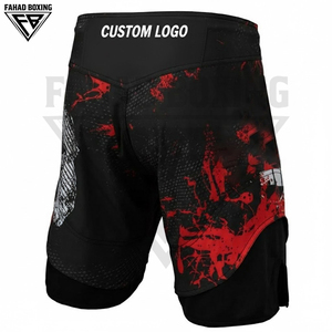 Shorts de Boxeo Estampados 100% Poliéster Elástico, Diseño Personalizado 2026, Servicio OEM ODM, Alta Calidad, Nuevo Proveedor Líder - Product Image 2
