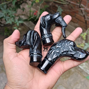 Empuñadura Decorativa para Bastón, Hecha a Mano, Ecológica, de Resina, con Cabeza de Ángel o Animal, Repuesto para Bastón - Product Image 4