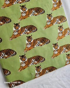 Tissu imprimé animalier 2026, très demandé, vendu au mètre, matière douce et respirante de qualité supérieure pour robes, prix d'usine - Product Image 3