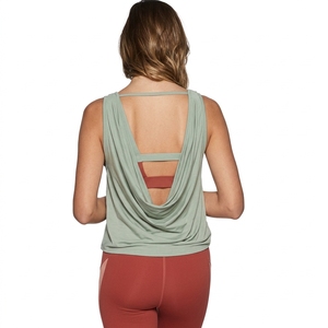 Camiseta de Yoga para Mujer, con Tirantes Ajustables, para Pilates, Gimnasio, Fitness, Ropa Deportiva Personalizada - Product Image 2