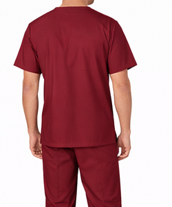 Ensemble de blouses médicales unisexes, haut et pantalon réversibles, pantalon de travail extensible, vêtements de travail pour les professionnels de la santé, mélanges de coton, doux - Product Image 2