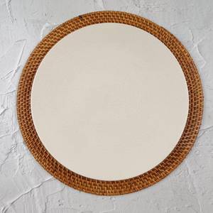Sets de table ronds en rotin faits à la main, napperons en osier naturel, décoration de table bohème, accessoires de cuisine style ferme - Product Image 5