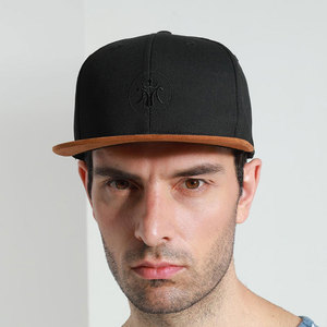 Unique Design Men's Solid Color 6-Panel Snapback Cap Casual <b>Flat</b> Brim Fashion Street Style Snapback <b>Hat</b> - Product Image 1
